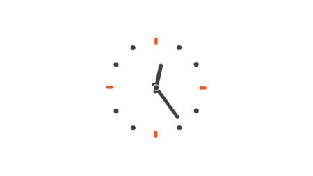 clock with glowing neon light, Alarm clock