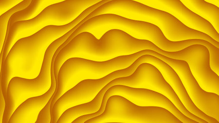 Abstract yellow background, yellow color line backgroundの写真素材