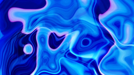 abstract colorful 4k Liquid Waves motion backgroundの写真素材