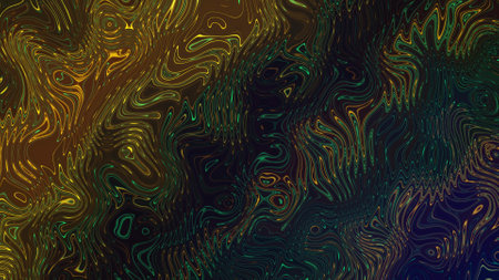 abstract Liquid Curved Glossy Waves gradient backgroundの写真素材