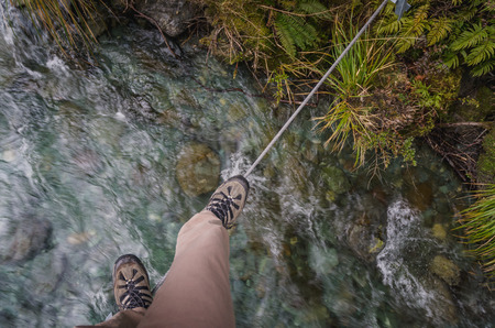 Walkwire, dangerous wire bridge New Zealand