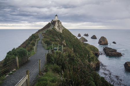 Nugget point in new zealand