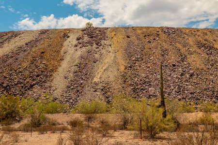 Mine pilings near Ajo, Arizona.