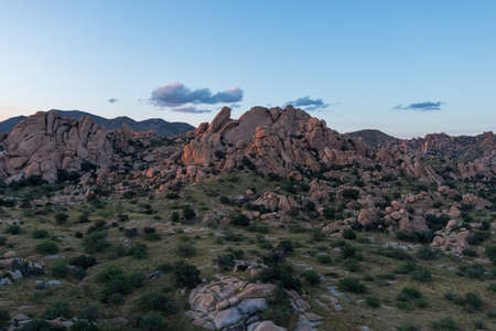 Large boulders at Texas Canyon, Arizona,の写真素材