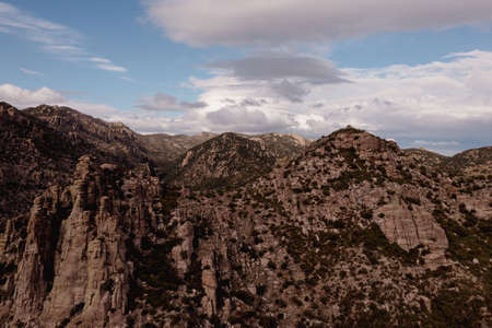 Rugged Arizona mountain. Mount Lemmon sky island and pinnaclesの写真素材