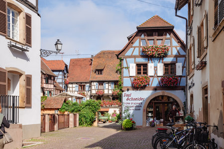 Paul Schneider Winery in Eguisheim.のeditorial素材