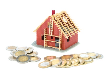 Mortgage for a new house that is currently under constructionの写真素材