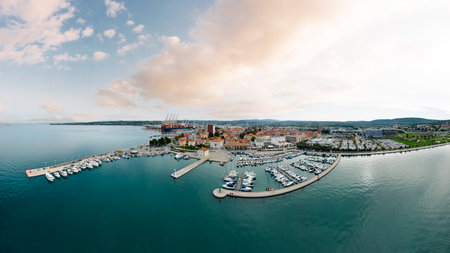 Koper on the Adriatic coast, Sloveniaの写真素材