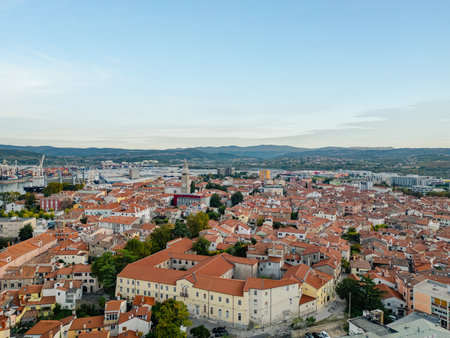Koper on the Adriatic coast, Sloveniaの写真素材