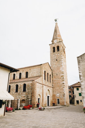Basilica of Sant Eufemia in Gradoの写真素材