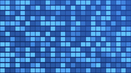 Blue Digital Grid Pulse Technology Background Loop