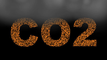 CO2 Emissions Crisis Concept with Smoke and Environmental Pollution