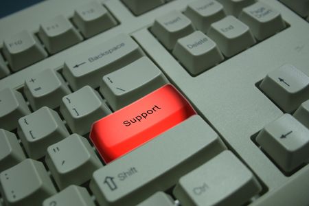 support button on keyboard