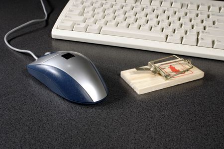 mouse trap metaphorの写真素材