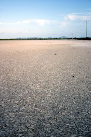 salt ravaged earthの写真素材