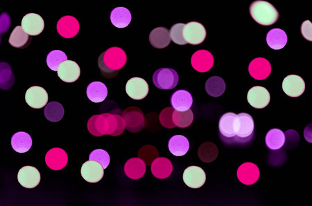 defocused bokeh lightsの写真素材