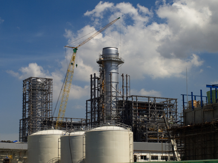 The North Bangkok Combined Cycle Gas-Fired Power Plant CCGP is located in Bang Kurai district in the Nonthaburi province of Thailand.のeditorial素材