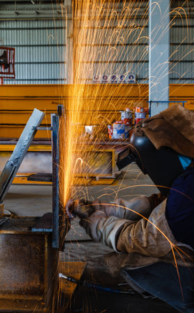 Metal sawing close up machineの写真素材