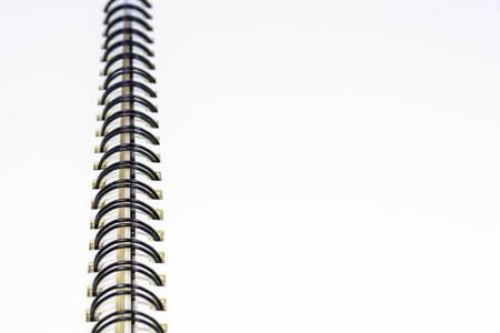 Note book on white background.の写真素材