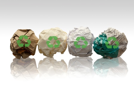 papers for recyclingの写真素材