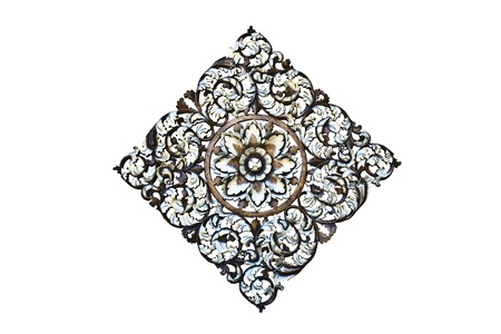 native thai wood carvingの写真素材