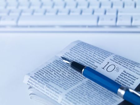 Newspaperの写真素材