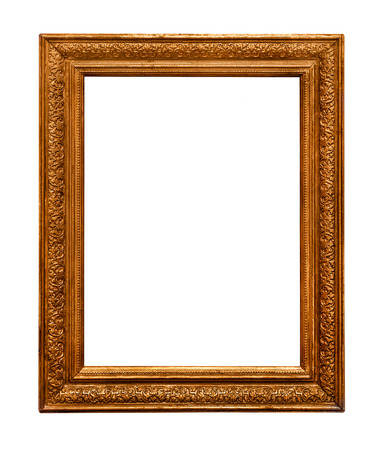 Vintage frame on white backgroundの写真素材