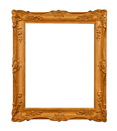 Vintage frame on white backgroundの写真素材