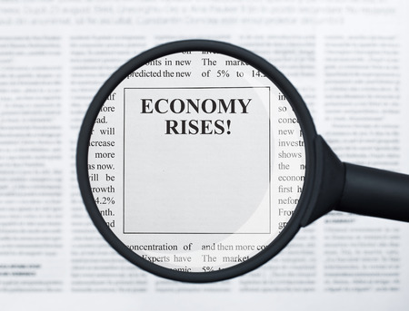 Economy risesの写真素材