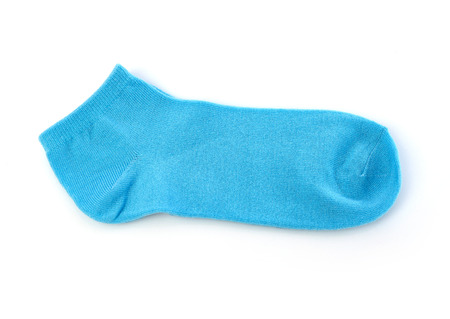 Blue socksの写真素材
