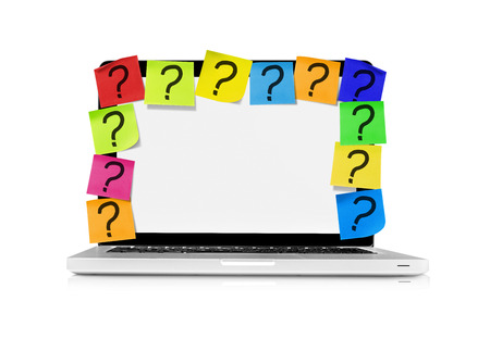 Unanswered questionsの写真素材