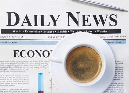 Daily newsの写真素材