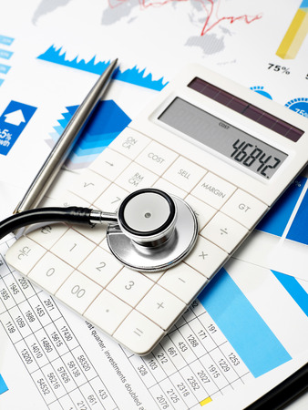 Financial examの写真素材