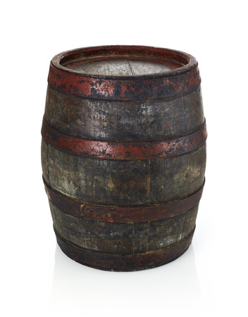 Barrel isolated on whiteの写真素材