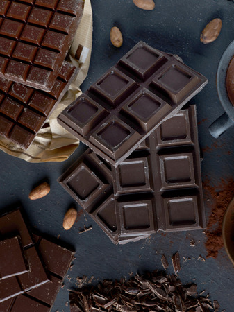 Chocolate barsの写真素材