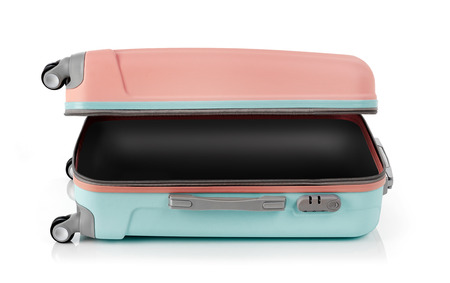 Open suitcase