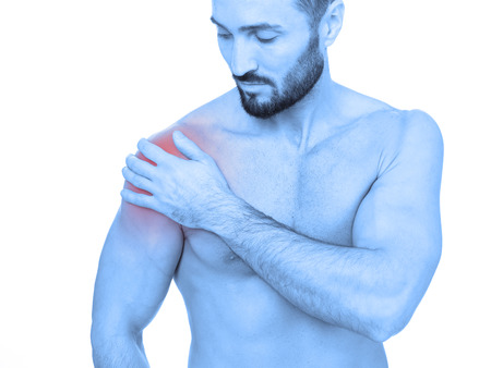 Shoulder painの写真素材