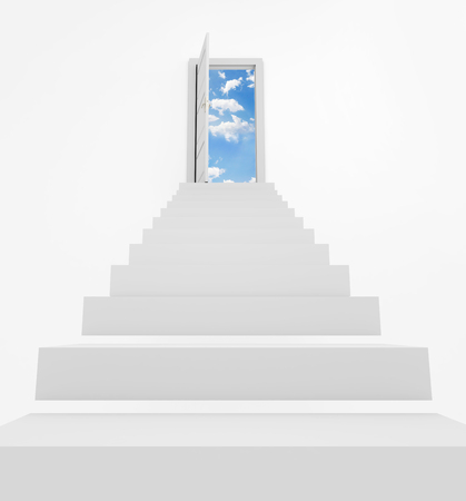 Stairway to heavenの写真素材