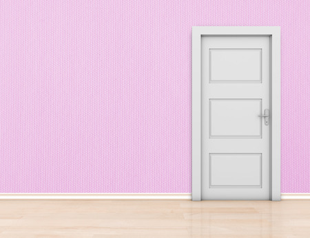 Wall and doorの写真素材