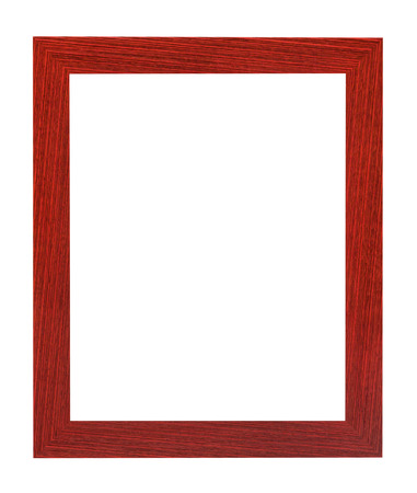 Picture frame on whiteの写真素材