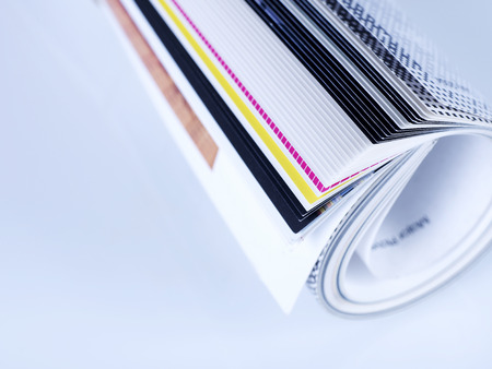 Magazine roll upの写真素材