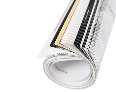 Magazine roll upの写真素材