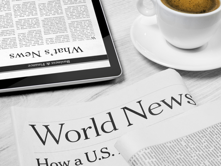 World newsの写真素材