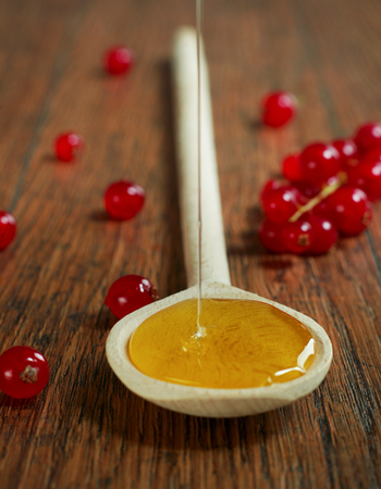 Honey spoonの写真素材