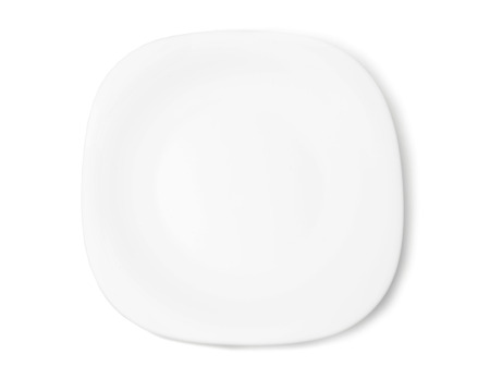 White plateの写真素材
