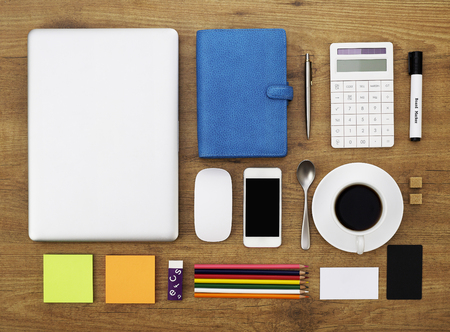 Identity template from aboveの写真素材