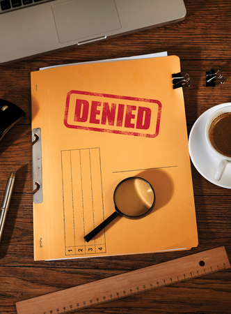 Denied folders from aboveの写真素材