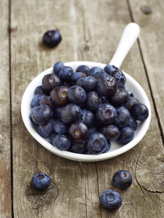 Fresh blueberries closeupの写真素材