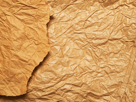 Wrinkled paper textureの写真素材