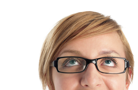 Looking up conceptの写真素材